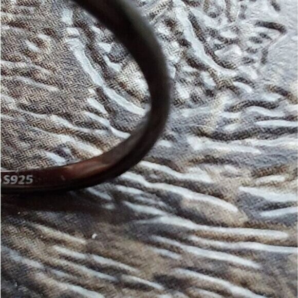 Black Rose 925 Sterling Silver Ring - Picture 5 of 7